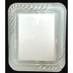 Vtg Micasa Glass Picture Frame Mystique Made in Germany Wedding Baby Child 8X10"